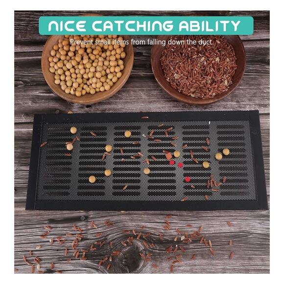 6 Pack Strong Magnetic Mesh Vent Covers White 4x10 For Home Floors Catch Debris - Picture 4 of 9